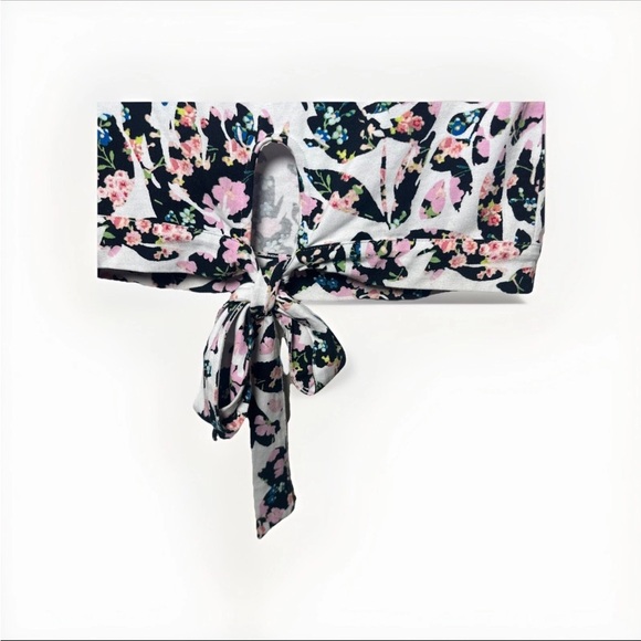 Guess Pink and White Long Sleeve Fitted Blouse Small Pink Lightweight - Picture 4 of 5